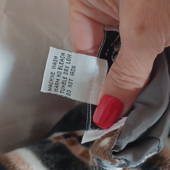 Reversible Vest, Ladies dancing, brown/tan/grey - Picture 6 of 8